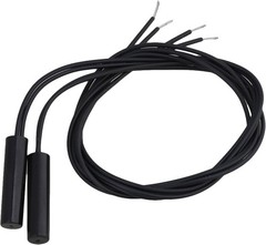 Magnetic Reed Proximity Sensor, Cylindrical Plastic Mounted, Pack 2