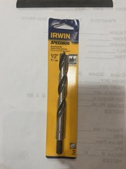 IRWIN Speedbor Brad Point Wood drill bit set of 7.