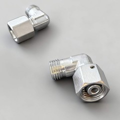2Pcs For AGT M14x1.5 Din Male To Female 90 Mini Excavator Hydraulic Fittings HOT