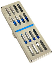 DENTAL SURGICAL AUTOCLAVE STERILIZATION CASSETTE RACK BOX TRAY FOR 5 INSTRUMENTS