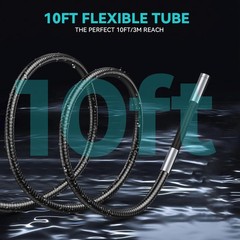 10ft 5ft Endoscope Camera 2Way 360° Industrial Inspection Articulating Borescope
