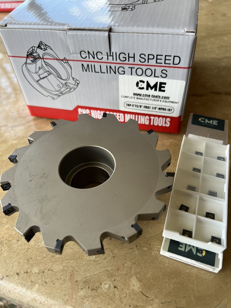 5”x3/8 Indexable Slot / Sides Milling Cutter & Extra 20 MPHT06 Inserts 506-SLOT