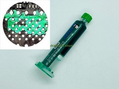PCB BGA Circuit Board UV Curable Solder Repair Mask Paint GREEN 10ml