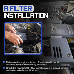 CV52001 6.7L Cummins Crankcase Breather Filter, Crankcase Ventilation Filter