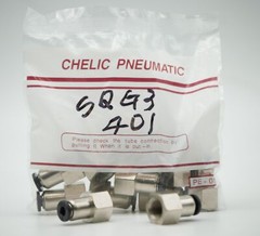 CHELIC SQG3 401 Ø04-1/8″ BSPT Female push to connector Fitting (10 PCS PER BAG)