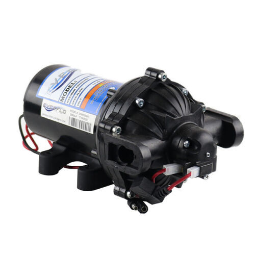 Everflo EF4000-QA 12-Volt Diaphragm Pump with Quick Attach Ports