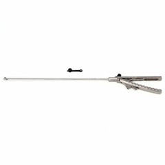 1PCS Laparoscopic Needle Holder Driver V-Type Curved Jaw 5mmx330mm Instrument CE