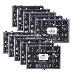 80Pcs Dental Orthodontic Bands With Buccal Tube Roth.022 1st Molar 16#-35# Bands