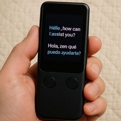 AI Translator Handheld 138 Languages — Real-Time Two-Way Voice Translator Device