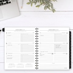 2026 Weekly Monthly Appointment Book Refill 6-1/2″ x 8-3/4″ Medium Executive …
