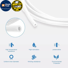 Official Creality 3D Printer Bowden Tube 1M, PTFE 1 Meter, White