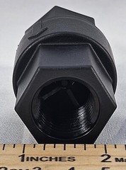 1/2″ FNPT x 1/2″ FNPT Polypropylene Check Valve FKM Seals Viton Black 0300366
