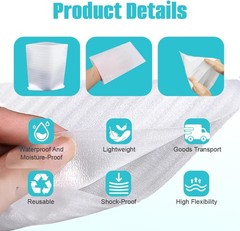 100Pcs 4×6 Inch Foam Wrap Pouches Cushion Sheets Packing Bags for Shipping Movin