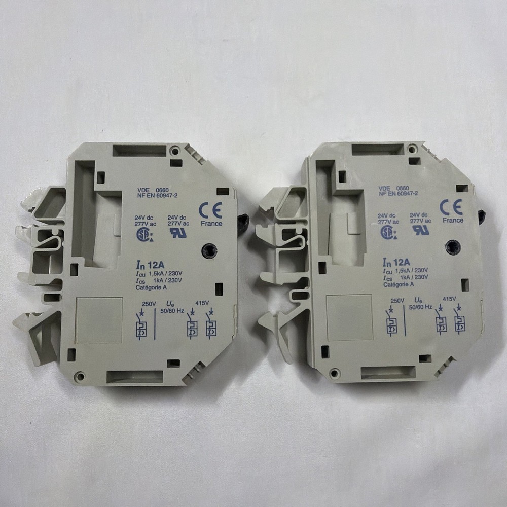 Telemechanique 12 AMP Circuit Breaker GB2-CB20 (2 Pcs) Telemecanique
