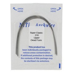 Dental Orthodontic Elastic Niti Arch Wire Round Ovoid 012 014 016 18 Upper Lower
