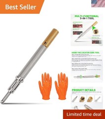 Gold Universal Implant Tooth Locator Tool – 3-in-1 Dental Instrument with Gloves