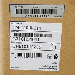 EPSON TM-T20III THERMAL RECEIPT PRINTER – USB + Serial Interfaces