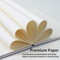 6 Pack 40 Pages White Hardcover Blank Book for Kid to Write Stories Draw Sketch