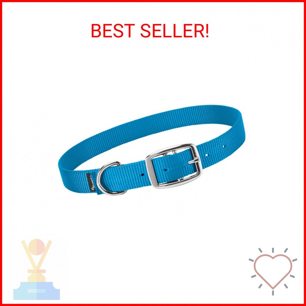 Weaver Leather Livestock Goat Collar, Hurricane Blue, Small