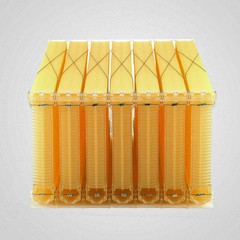 7ps Upgraded Auto Flowing Honey Beekeeping Beehive Frame Bee Comb Hive Foodgrade