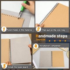 JNENERY 10 Chipboard Sheets 8.5 X 11″, 22Pt Book Board for Bookbinding