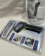 Cen-Tech Infrared Thermometer with Class II Laser Targeting – Item #61894