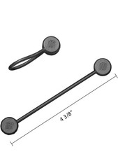 Cable Ties Magnetic 8 PCS Reusable Cable Ties Black