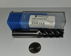 NEW NIAGARA 3/4″ x 3/4″ x 1-3/4″ x 4″ Carbide End Mill S638R-0.750-D1-R030.0-Z6