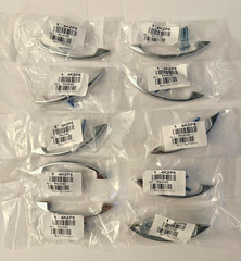 Lot of 10 Monroe PH-0163 Chrome Pull Handles 3″ Centers Cast Zinc NOS w/Screws