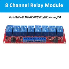Dc 24V Modulo De Rele Placa De Rele 8 Canales Op Nivel Alto O Bajo Aislado To