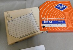 AGFA Magnetonband PE 31 Langspiel-Band 270m 900ft Long Play Reel to Reel
