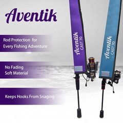 Aventik Lightproof Neoprene Rod Sleeve – Protective Fishing Rod Sock Cover