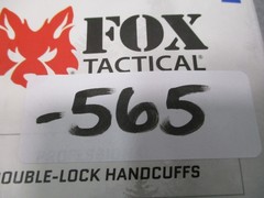 Fox Tactical 39-32 Professional Double-Lock Handcuffs Nickel Steel w/ 2 Keys