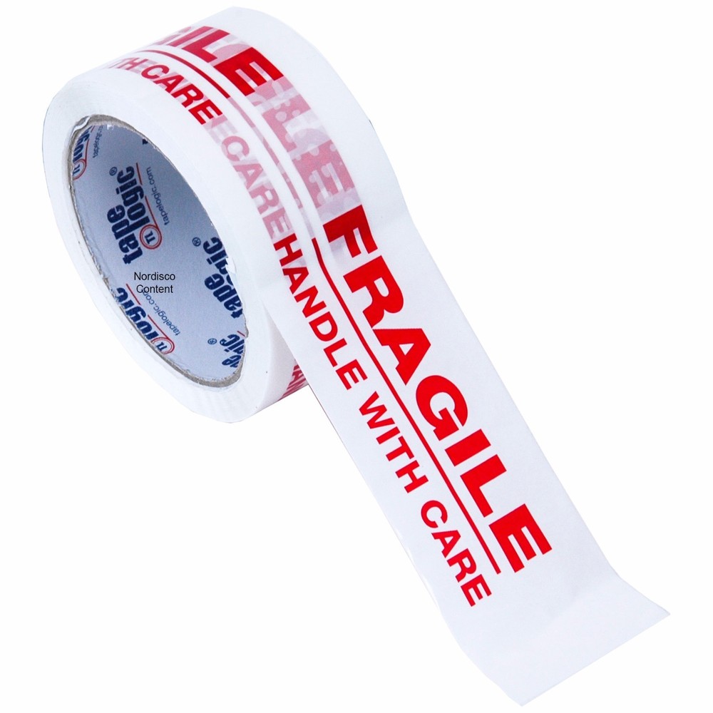 Tape Logic T901P02 Fragile Tape, Packing Tape, 2″ x 55 Yd. Roll, 2.2 Mil
