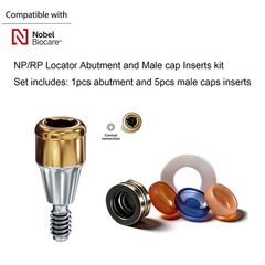 US Dental Locator abutment NP/RP Plarform fits Nobel Active Conical Connection