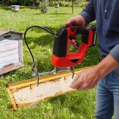 20V Cordless Electric Bee Remover Frame Shaker Handheld 2×2000mAh