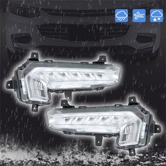 2Pcs Fog Light Assembly Daytime Running Lights Left Right Malibu 2016-2018