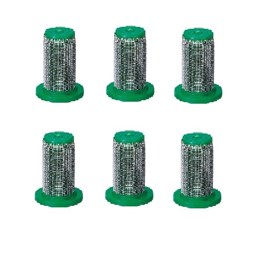 Pack of 6 – Teejet Poly Tip Strainer w/ Stainless Steel 100 Mesh Screen