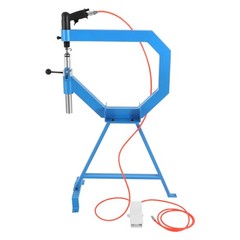 Industrial Pneumatic Planishing Hammer with Stand, Pedal & 1-3″ Anvils