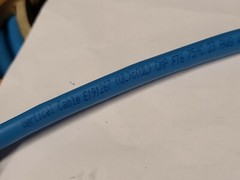 Vertical Cable 168-301/S/P/BL High Grade F/UTP Shielded CAT6 Plenum Blue /100ft