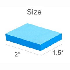 Small Sticky Pads, 24 Pack 1.5X2 Inch, 75 Sheets Per Pad, Multicolor