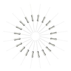 20 PCS T1.5A 1.5A 250V 5x20mm Ceramic Axial Lead Slow-Blow Fuse Electronics