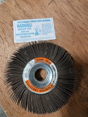 STANDARD ABRASIVES/Brite Rite 661406 Sanding wheels, 6x1x1 80 grit, NOS OB