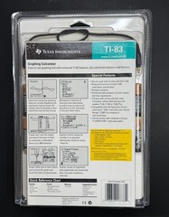 TI-83 Graphing Calculator. New in Box with Fresh Batteries.