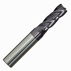 1/2″ 4 Flute Single End 30 Degree Carbide End Mill USA Long ALTiN Coated