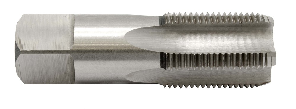 1/2-14 Straight Pipe Tap (NPS), Carbon, Ground Thread by MDX