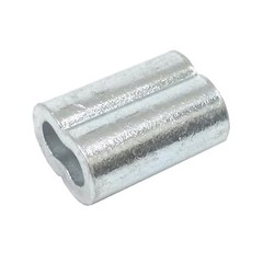100ea Aluminum Sleeves for Wire Rope 1/8″