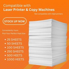 TerraSlate (1000 Sheets) Premium Weatherproof Printer Paper 8.5 x 11 In Letter