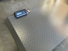 Livestock Platform Scale 59″x30″ with LCD Indicator 1,200 lb & 5 Year Warranty