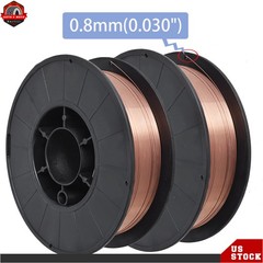 11-lb Roll 2Pack ER70S-6 .030″ (0.8mm) Mild Steel MIG Welding Wire